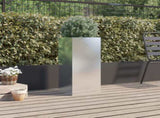 Planter Silver 32x29x75 cm Stainless Steel 841575