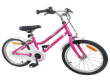 Kids Bike 18 Inches for 5-7 Years Old Pink White 42009236