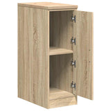 Garage Storage Cabinet Sonoma Oak 30x51x85 cm Solid Wood Pine 860555