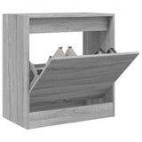 Shoe Cabinet Grey Sonoma 60x34x63.5 cm Engineered Wood 839943