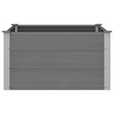 Garden Raised Bed WPC 100x100x54 cm Grey 43605