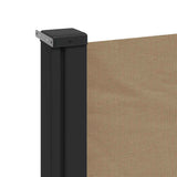 Retractable Side Awning Taupe 140x500 cm 4004424