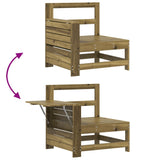 5 Piece Garden Sofa Set Impregnated Wood Pine 3250815