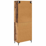 Highboard with Drawer 2 pcs Old Wood Engineered Wood 3415748