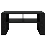 Coffee Table Black Oak 92 x 53 x 45 cm Engineered Wood 8000093