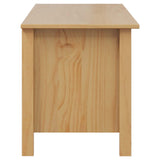 Storage Box HILL Honey Brown 90 x 40 x 45 cm Solid Pine Wood 42025031