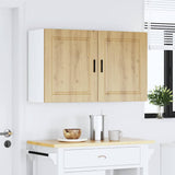 Kitchen Wall Cabinets 2 pcs Porto Artisan Oak Engineered Wood 854056
