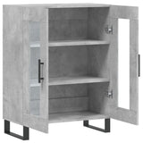 Sideboard Concrete Grey 69.5x34x90 cm Engineered Wood 827816