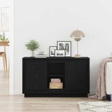 Sideboard Black Oak 102 x 35 x 60 cm Engineered Wood 862815