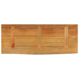 ZNTS Table Top Live Edge 90x40x2.5 cm Solid Wood Mango 370539