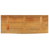 Table Top Live Edge 90x40x2.5 cm Solid Wood Mango 370539