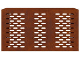 Air Conditioner Cover Rusty 110 x 50 x 80 cm Weathering Steel 865910