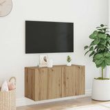 TV Cabinet Wall-mounted Artisian Oak 80x30x41 cm 857668