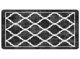Rug Washable Black and White 120x180 cm 136605