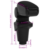 Car Armrest Black 14x35x cm ABS 154669