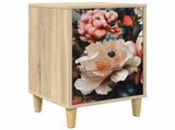 Bedside Cabinet BORNE Sonoma Oak 36 x 33 x 60 cm 8007283