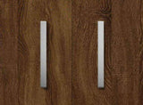 Shoe Cabinet Brown Oak 55x35x108 cm Engineered Wood 342670