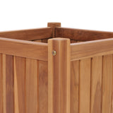 Raised Bed 50x50x50 cm Solid Teak Wood 48966