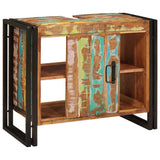 Sink cabinet Multicolour 71 x 33 x 58 cm Solid Reclaim Wood 4102774