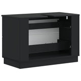 Bathroom Sink Cabinet HOORN Black 82 x 41x 56 cm 897236