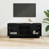 TV Cabinet Black Oak 102 x 35 x 45 cm Engineered Wood 880533