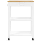 Kitchen Trolley MONZA 60x40x88.5 cm Solid Wood Pine 376096
