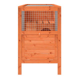 Rabbit Hutch Brown 103x44x69.5 cm Solid Wood Pine 172296