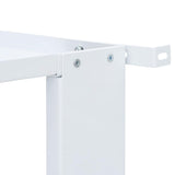 Double Washing Machine Pedestal with Drawers White 4009869