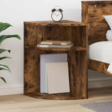 End Table Smoked Oak 39.7 x 39.7 x 60 cm Engineered Wood 891135