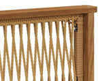 Outdoor Sofa Set 3 pcs Natural Solid Acacia Wood 3384955
