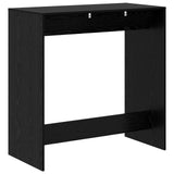Bar Table Black Oak 102 x 50 x 103.5 cm Engineered Wood 8003920