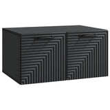 Wall-Mounted TV Cabinet Black 59.5 x 41 x 30 cm Engineered Wood 898676