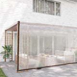 Clear Tarpaulin with Eyelets 5x10 m Polyethylene 4018571