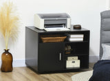 Multi-Storage Printer Stand Unit Office Desk Side Mobile Storage w/ Wheels Modern Style 60L x 50W x T3398P340956