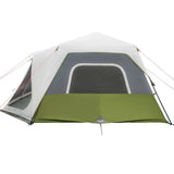 Family Tent with LED 10-Person Light Green Quick Release 94302