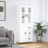 Highboard White 69,5x34x180 cm Engineered Wood 3198441