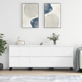 Sideboards 3 pcs White Engineered Wood 3190205