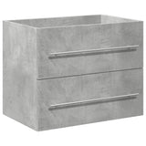 2 Piece Bathroom Furniture Set Concrete Grey Engineered Wood 3324920