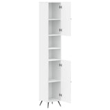 Bathroom Cabinet with Open Shelf BREDA White 30 x 31 x 190 cm 897475