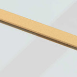 Sliding Door Gold 90x205 cm Clear ESG Glass and Aluminium 155179