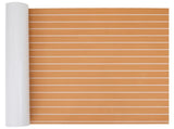 Boat Mat Striped Brown and White 240 x 90 cm EVA 42046769