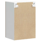 Kitchen Wall Cabinet with Glass Door Lucca Brown Oak 853774