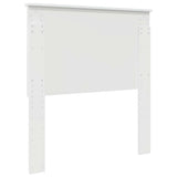 Headboard with Headboard Gloss White 90 cm Engineered wood 887807
