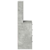 Highboard Concrete grey 40 x 41 x 135 cm Engineered wood 865049