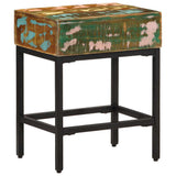 Side Table Multicolour Solid reclaimed wood 40x30x51 cm 338473