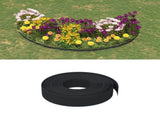 Garden Edgings 5 pcs Black 10 m 10 cm Polyethylene 3155435