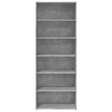 Highboard Concrete Grey 70x41x185 cm Engineered Wood 3281690