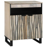 Media Storage Cabinets & Racks White and Black 60 x 33 x 75 cm 4017997