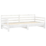 Pull-out Day Bed without Mattress White 2xcm 806956