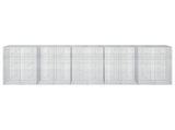 Gabion with 5 mm Wire and 5x5 cm Mesh 500x50x150 cm 3464284